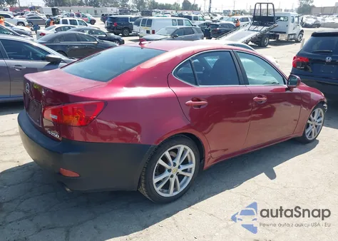 2007 Lexus Is 250 z USA, uszkodzony, nr VIN JTHBK262575032669